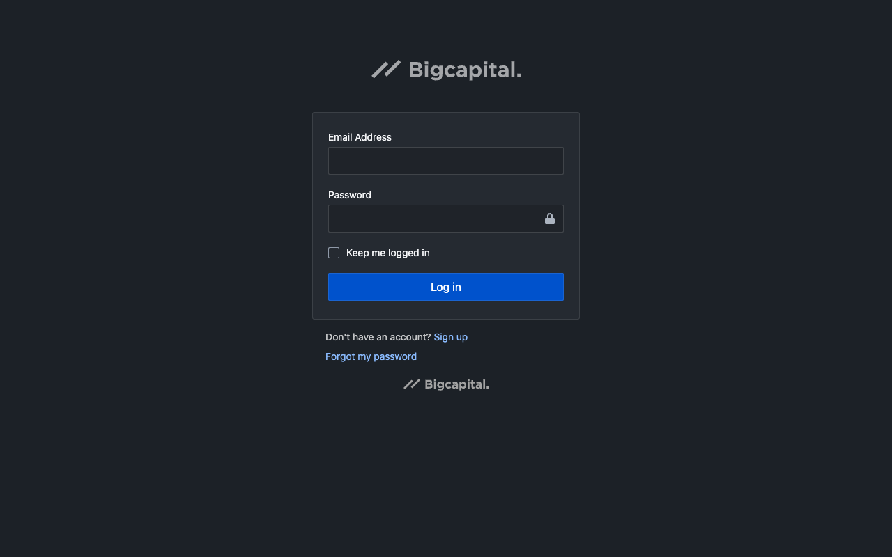 Langford Ledger · Standard: Sign-in page