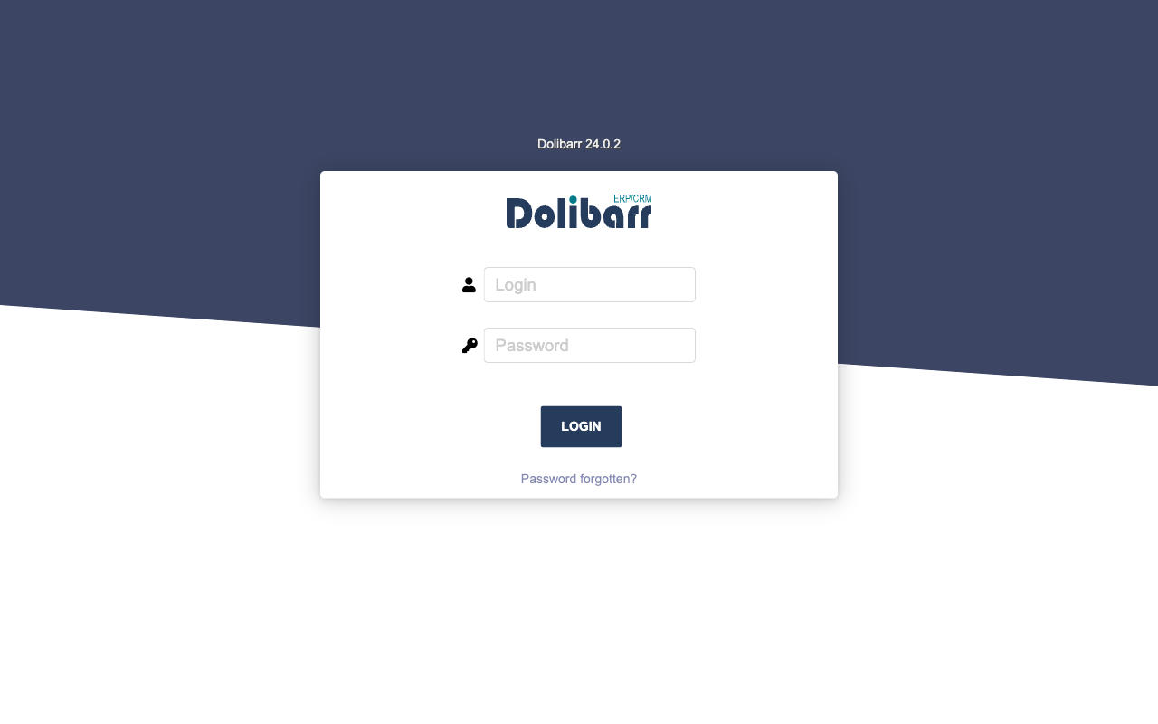 Langford CRM · All-in-one: Sign-in page