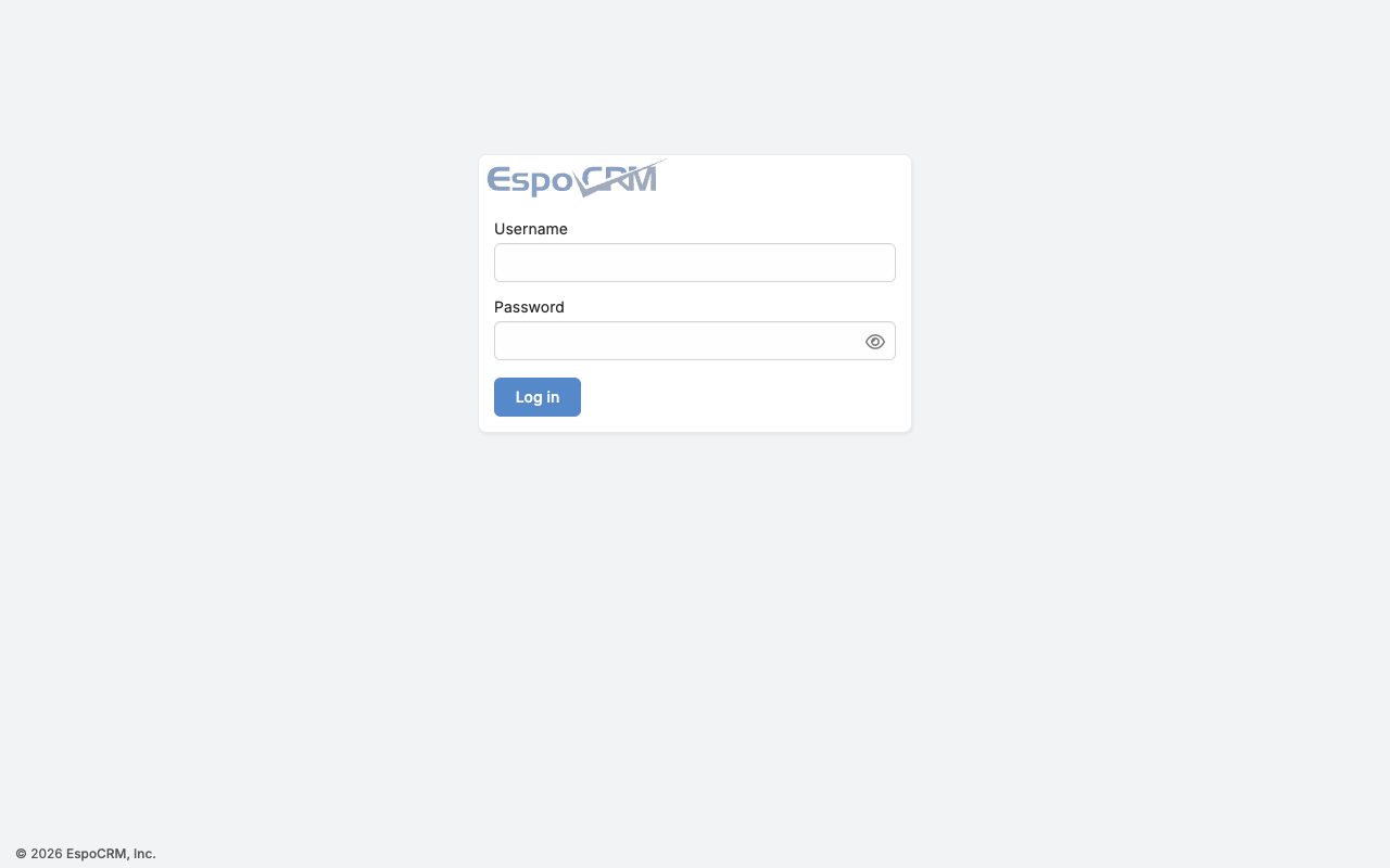 Langford CRM · Classic: Sign-in page