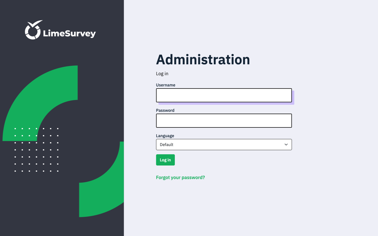 Langford Forms · Surveys: Sign-in page