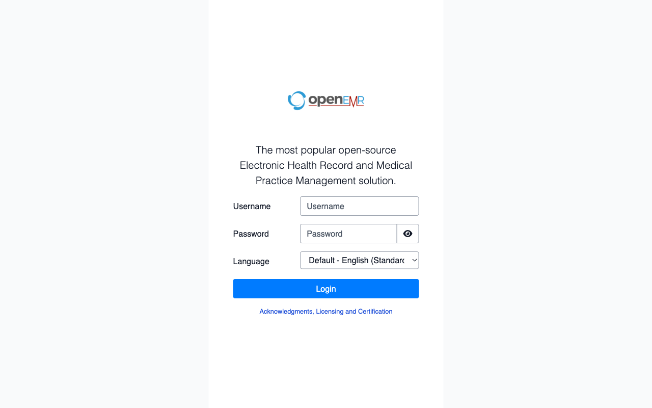 Langford Practice · Clinic: Sign-in page