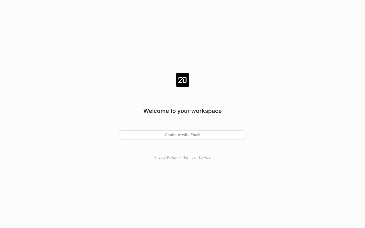 Langford CRM · Modern: Sign-in page