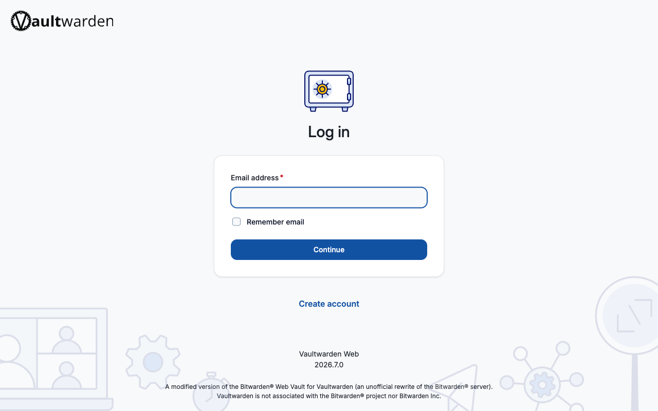 Langford Vault · Compact: Sign-in page